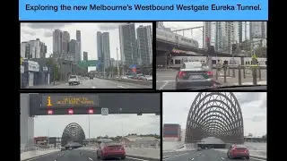 Exploring Melbourne's Westbound Westgate Eureka Tunnel l Melbourne Westgate Eureka Tunnel Drive POV.