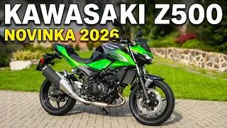 Kawasaki Z500 Candy Lime Green MY2026 4K