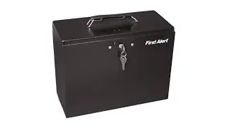 First Alert Steel Hanging Folder File Box (3050F)