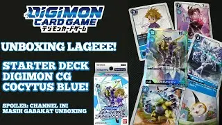 METALGARURUMON! METAL WOLF CLAW!!! UNBOXING STARTER DECK COCYTUS BLUE! | Digimon Card Game Indonesia