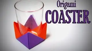 Origami - How to make a COASTER (for beverages)