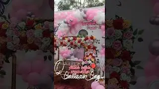 Naming ceremony Balloon Decoration DIY tutorial #shorts
