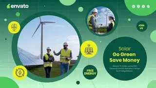 Solar and Wind Alternative Power &mdash; After Effects Template