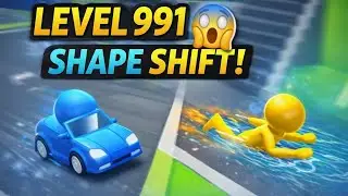 Shape Shifting Run Level 991 😱 Perfect Shape Change | Android Gameplay