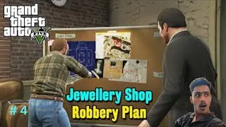 LESTER AND MICHAEL JEWELLERY SHOP ROBBERY PLAN GTA5 GAMEPLAY #4
