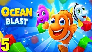 Best Fun Fish Puzzle Game Mobile Ocean Blast - Offline Game Android ios Gameplay Part 5