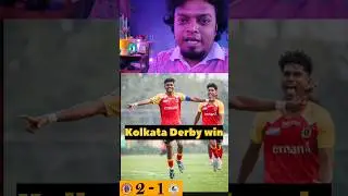 Kolkata Derby Win For East Bengal ❤️💛 #football #eastbengal #mohunbagan