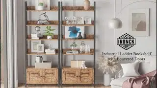 Revamp Your Space with the Versatile IRONCK Bookshelf | Industrial Accent Furniture