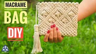 Macrame Bag Tutorial - DIY Macrame Wallet for Girls
