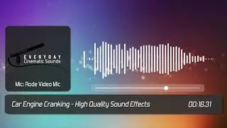 Car Engine Cranking | HQ Sound Effects