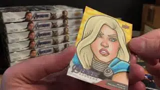 2020 Upper Deck Avengers Endgame Captain Marvel Hobby Box Break Sketch