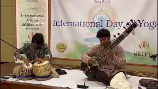 teental jugalbandi dilshad khan tabla with kishan kathak on sitar at hongkong