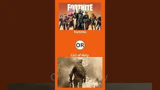 Who would you choose | Video Game edition PT2! #shorts  #videogames #cod #fortnite #stream