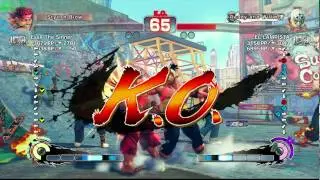 USFIV~ Evil Ryu (EssX the Sinner) vs.  El Fuerte (EL LAMPISTA) HD