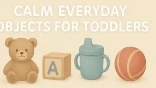 Calm Everyday Objects for Toddlers || Gentle Learning Video || No Loud Sounds
