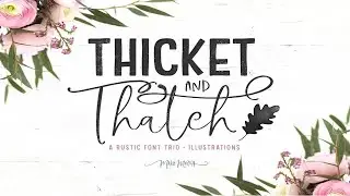 Thicket & Thatch | Rustic Kit Font Free Download