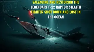 Salvaging and Restoring the Legendary F-22 Raptor Stealth Fighter Shot Down and Lost in the Ocean