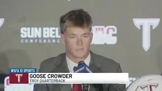 Goose Crowder returns for redshirt-junior season as Troy's QB