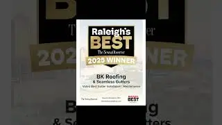 voted Raleigh NC best gutter company #seamlessgutters #1