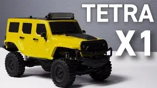 Zabawny rozmiar! Tetra X1 1/18 Mini Rock Crawler od Panda Hobby