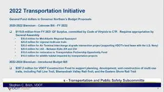 Virginia House of Delegates - Transportation and Public Safety Subcommittee Meeting - 2022-01-24