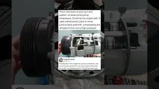 How a Car A/C Compressor Works #car #technology #cool