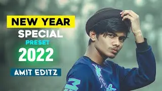 Photoshop cc tutorial 2022 - New year 2022 special preset - By Amit editz