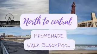 north to central promenade walk Blackpool #blackpool #adventure