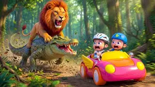 Learn Colors with Wild Animals | Wild Animal Adventure | Migo Nursery Rhymes & Kids Songs