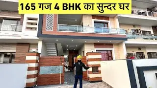 ( 27 X 55 ) 165 Yard Beautiful Design Brand New Double Story House For Sale with Luxury Interior