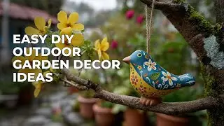 Creative Garden Art: DIY Outdoor & Spring Garden Decoration Ideas