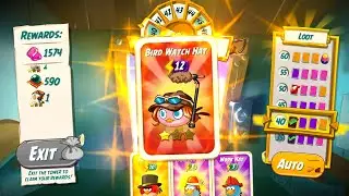 NEW Secret Hats in Angry Birds 2 Tower of Fortune! (Bird Watch Hat Set 2025)
