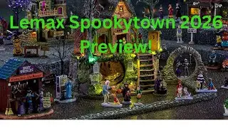 Lemax Spookytown 2026 Preview!