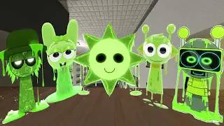 Sprunki Mr. Sun, Simon, Pinki, And Funbot Phase Radioactive Nextbot Gmod