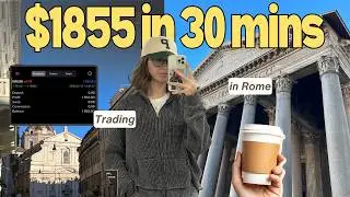 How I Made $1,855 Trading EUR/USD While On a Holiday in Rome, Italy