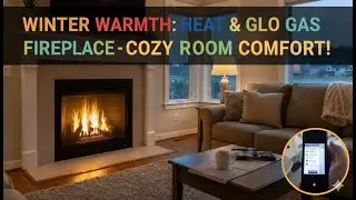 ЗИМНЕЕ ТЕПЛО: Газовый камин Heat & Glo | Уютная семейная комната в холодные дни!
