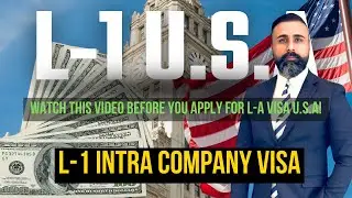 How to Apply L-1 Intra-Company Visa U.S.A Explained in Hindi/Urdu |  Full Guide Video!