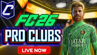 🔴 LIVE: EA FC 26 Pro Clubs | 🧤⚽ GK ⚽🧤Sweeper GK - Level 1 - MAX - Manual Save Assistance