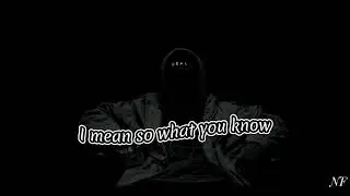 NF - Fear (official lyrics)