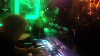 Jamming show.  David Bryan in a live music bar New Jersey