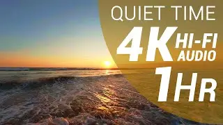 1 Hour of Waves Sounds - Pacific Beach (4K - Hi-Fi Audio - No Talking)
