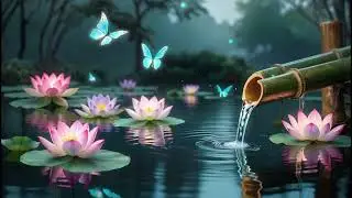🎶 Peaceful Bamboo Fountain & Piano Bliss | Nature Music for Calm & Balance
