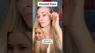 Face Massage for Hooded Eyes & Brow Lift #hoodedeyes