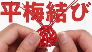 【水引】平梅結び 結び方【初心者でも簡単】