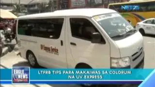 LTFRB gives tips regarding colorum vehicles
