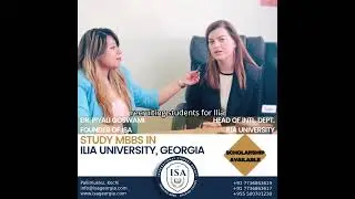 Studying MBBS at Ilia University in Georgia with a Scholarship from ISA