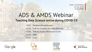 Teaching Data Science online during COVID-19