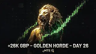 🔴 XAUUSD LIVE | GOLDEN HORDE MARATHON &ndash; DAY 26 | 28K+ GBP PROFIT BLAST &ndash; EPIC ALGO DOMINATION!