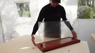 Solid Mahogany Display Case with Custom Holding Pins