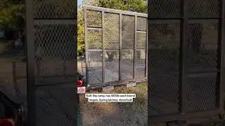 Utility Landscaping Trailer Ramp Build Fold Down